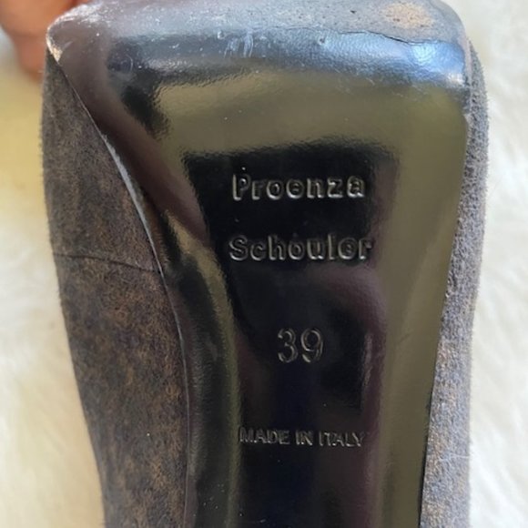 Grey Proenza Schouler Ankle Boots - Picture 5 of 7